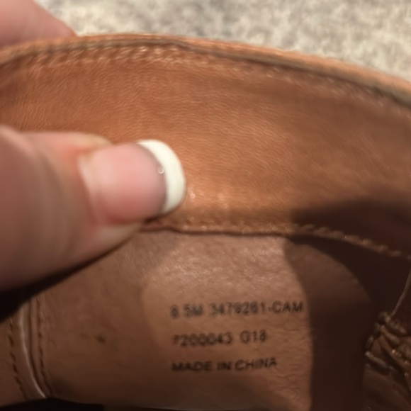 Frye Carmel leather Paige short riding pull on boots 8.5 - Picture 7 of 8